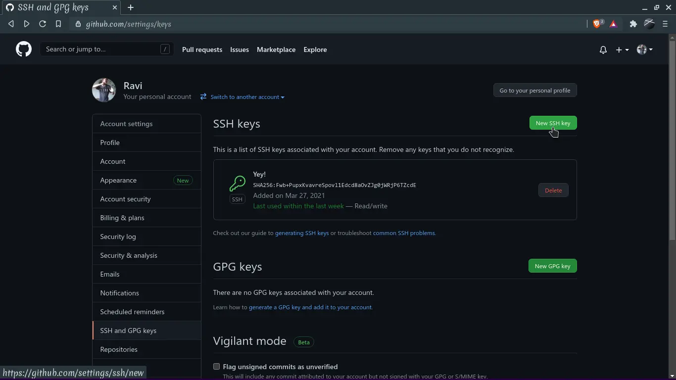 Add SSH