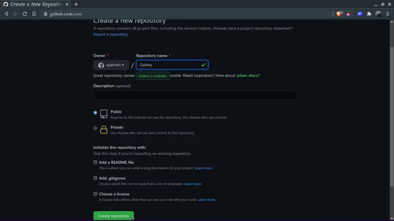 Detail Repo